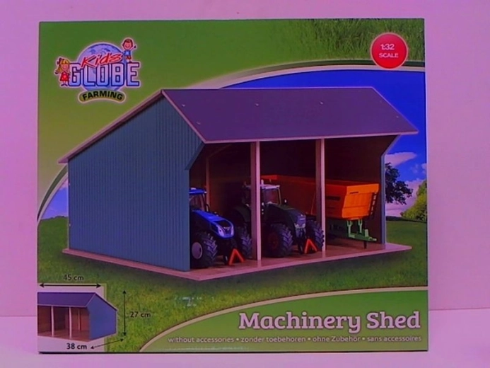 Garage voor drie grote tractoren