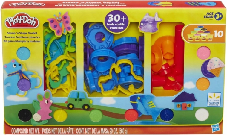 Play-Doh creatieve set: uitsteken en vormgeven