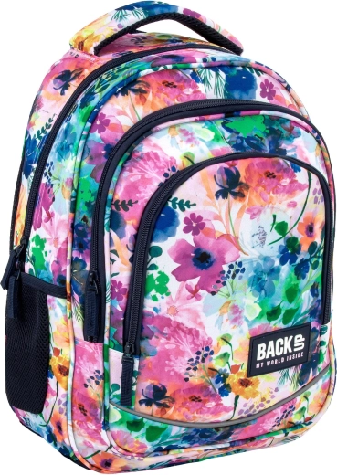 Schoolrugzak BackUP Violet bloom spring flowers 26 l