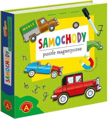 Magnetische puzzel – auto's