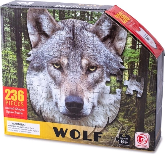 Contourpuzzel wolf 236 stukjes