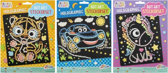 Grafix Mozaïekafbeelding Eenhoorn – holografisch