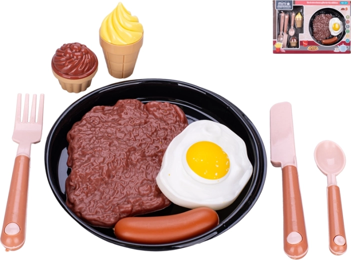 Kinder eetsset met bord, 9-delig