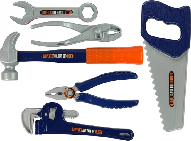 Kindergereedschapsset met schroeven, hamer en zaag