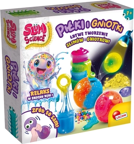 Lisciani Slumi creatieve set voor slimeballen en antistress-knijpfiguurtjes