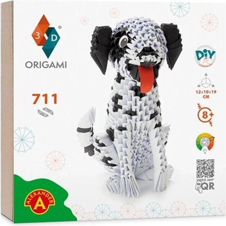 Origami 3D-dalmatiër