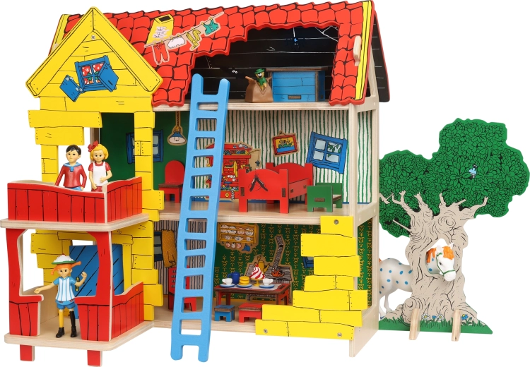 Poppenhuis Villa Kunterbunt Pippi Langkous