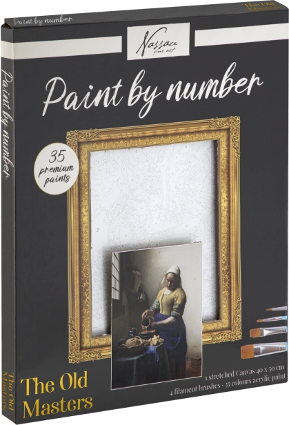 Schilderen op nummer op canvas Milk Made 40 × 50 cm