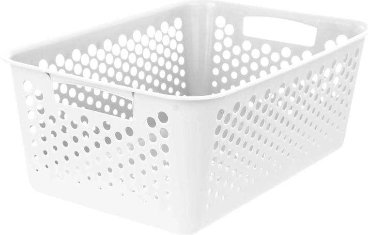 Opbergmand UH Art wit 36,5 × 25,5 × 14,5 cm