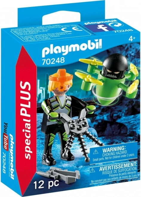 Playmobil agent met drone – actieset voor creatief spel