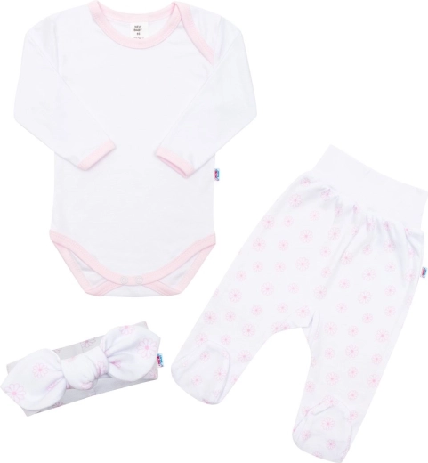 Katoenen babyset New Baby Lili, 3-delig