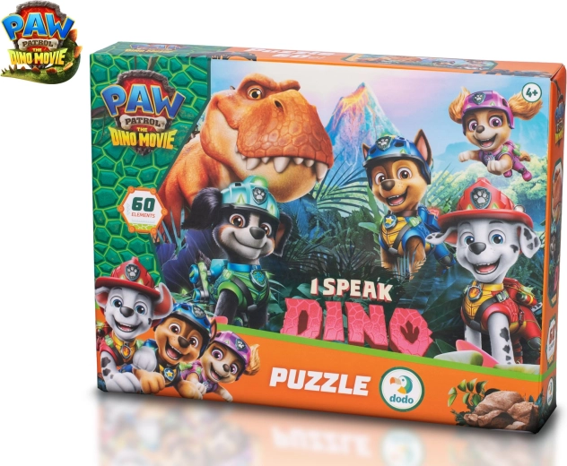 Puzzel Paw Patrol: The Dino Movie, 60 stukjes