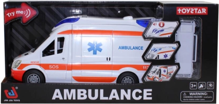 Ambulancemodel 1:14 met licht en geluid
