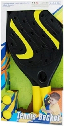 Set rackets met foam bal voor kinderen en het hele gezin