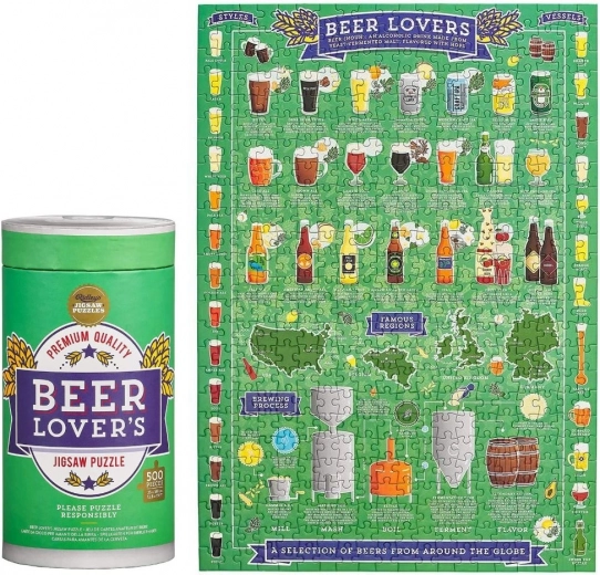 Ridley's Games Puzzel voor bierliefhebbers, 500 stukken