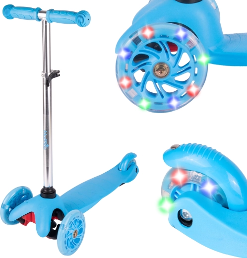 Driewielige step voor kinderen blauw