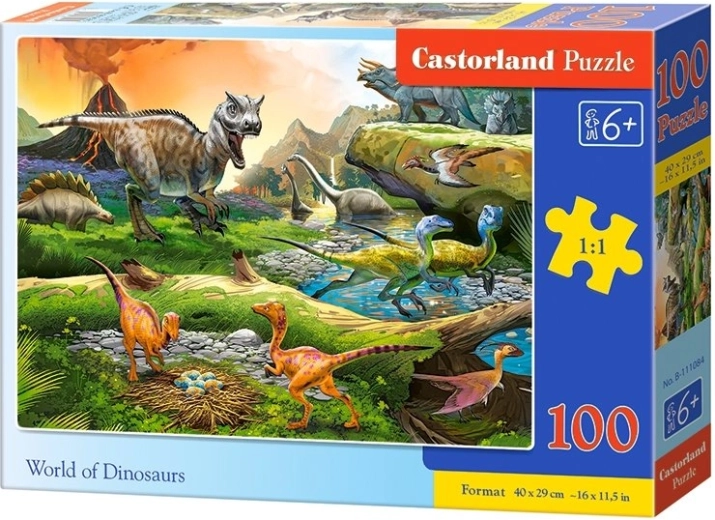 Puzzel Wereld van Dinosaurussen