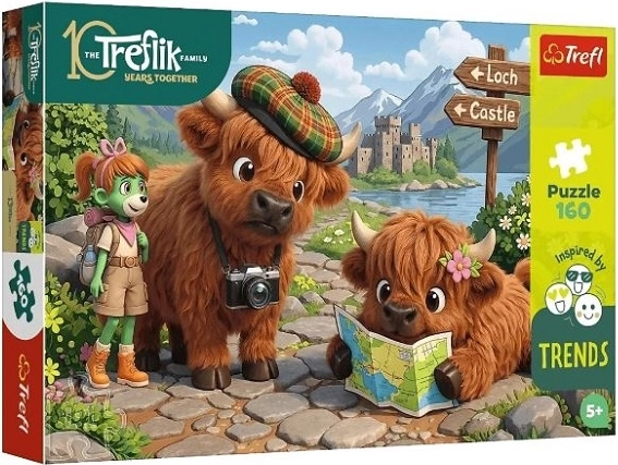 Trefl Kids puzzel Schattig koetje 160 stukjes