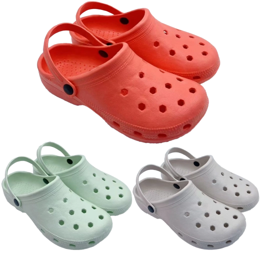 Tuinpantoffels van EVA-schuim met ventilatie en hielriem