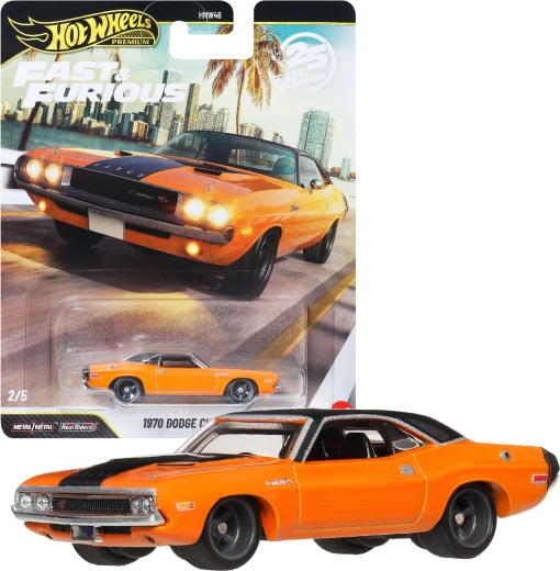 Hot Wheels Premium Fast & Furious 1970 Dodge Challenger R/T - 1 stuk