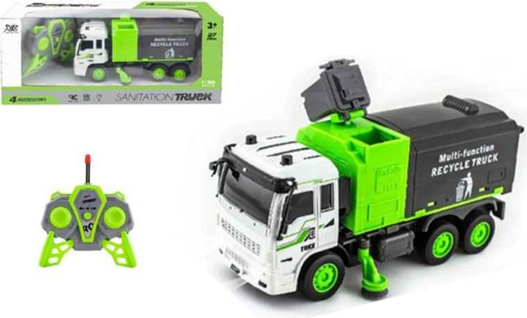 RC vuilniswagen 2-in-1 met afstandsbediening - 1 stuk