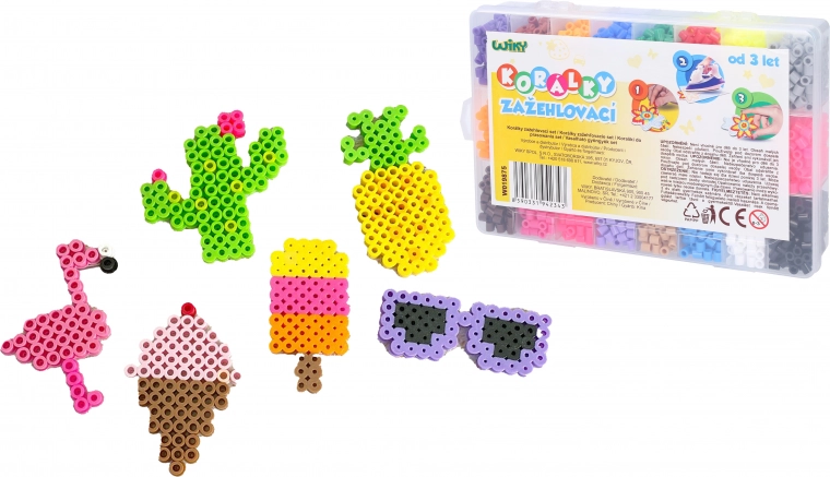 Strijkkralen – grote set met 24 kleuren