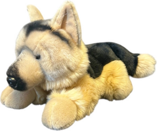 Pluchen hond – liggende Duitse herder 30 cm