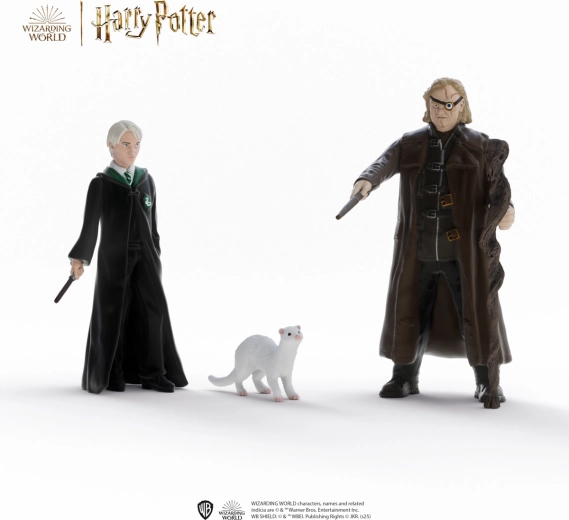 Harry Potter – Alastor 'Mad-Eye' Moody en Draco Malfidus met fret figuren