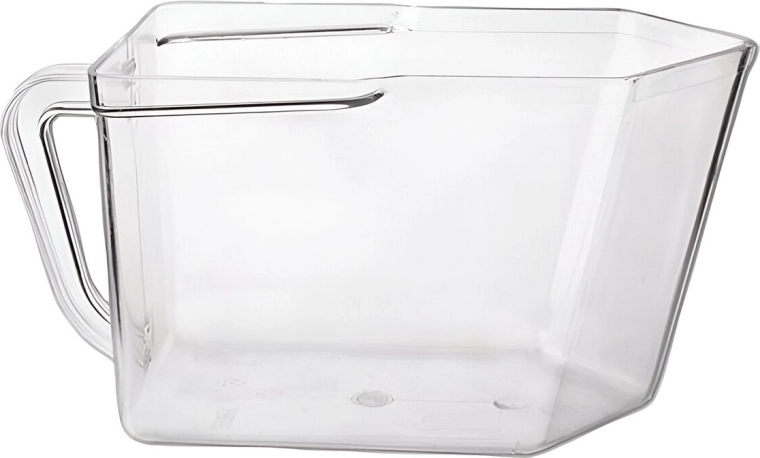 Transparante plastic bewaardoos voor voedingsmiddelen (UH voorraadbus)