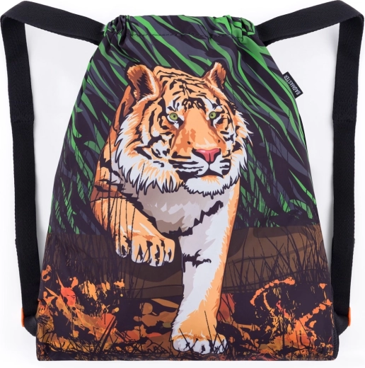 Bagmaster schooltas voor tussendoortjes en gym beta 24 b tijger