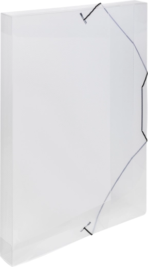 Archiefdoos A4 met elastiek transparant
