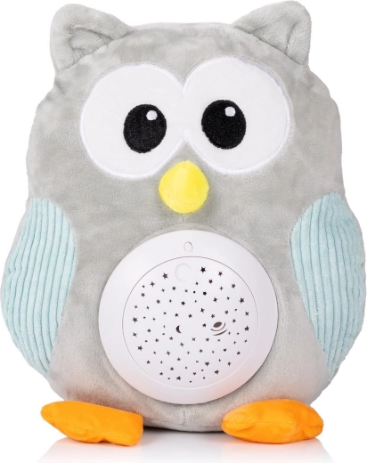 Chipolino pluchen uil met projector en muziek