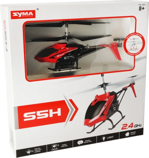 RC helikopter SYMA S5H 2.4GHz RTF – Rood