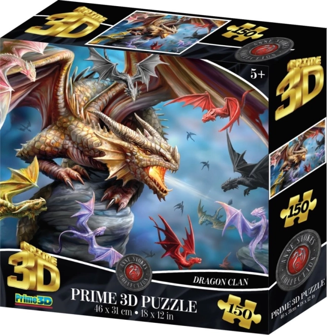3D puzzel drakenclan – 150 stukjes