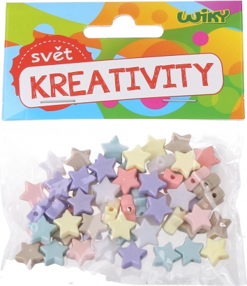 Gekleurde kralen Sterretjes 15g