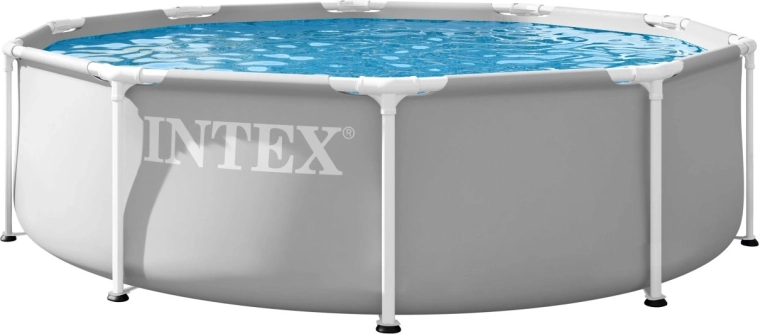 Intex tuinzwembad met frameconstructie 305 × 76 cm grijs