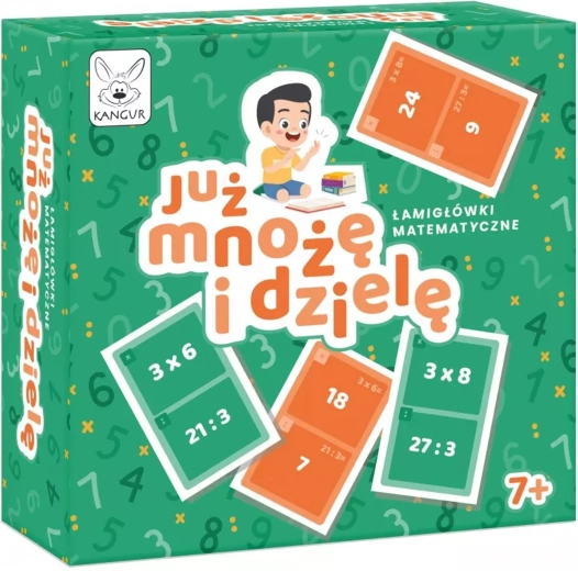 Ik vermenigvuldig en deel al – wiskundige puzzels voor kinderen