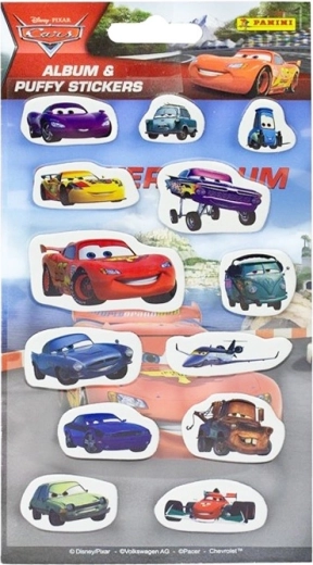 Panini-album met schuimrubberen 3D-stickers Disney Cars - 1 stuk