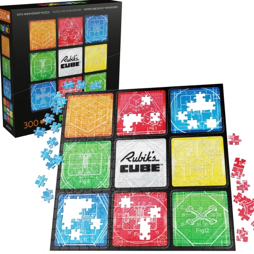 Puzzel RUBIK’S CUBE 50e jubileum – 300 stukjes