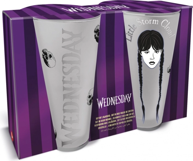 Set grote glazen Wednesday