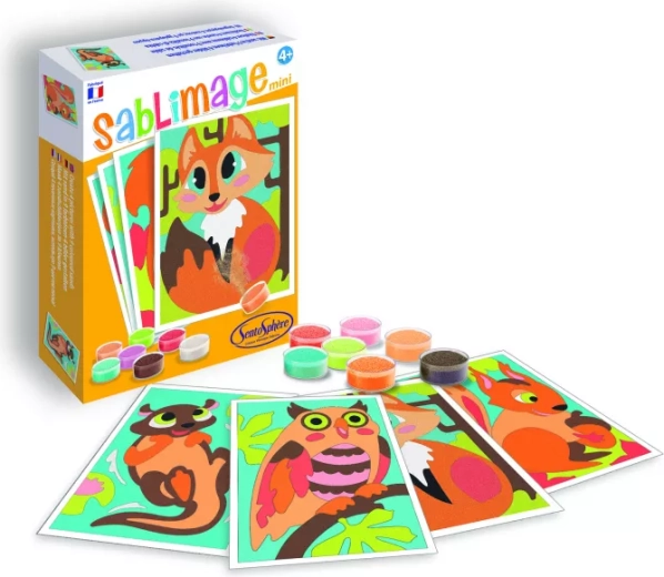 Sentosphere Sablimage mini zandafbeeldingen bosdieren