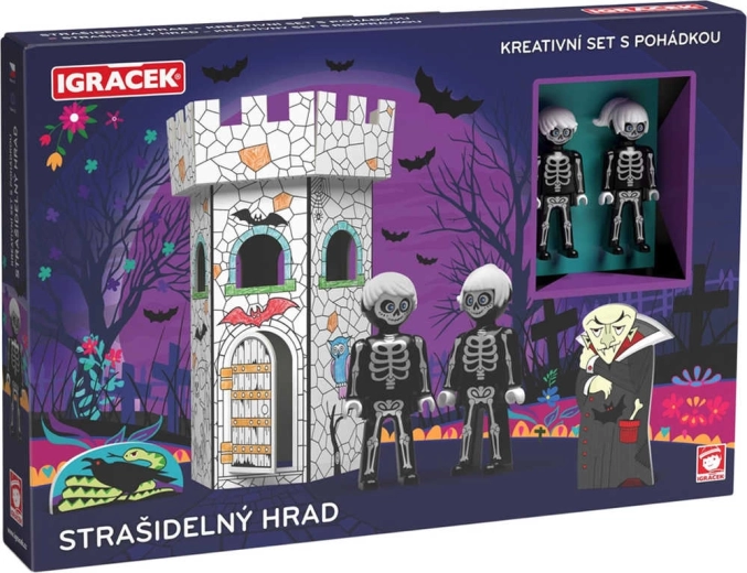 EFKO Igráček griezelkasteel creatieve set met 2 figuren en een sprookje