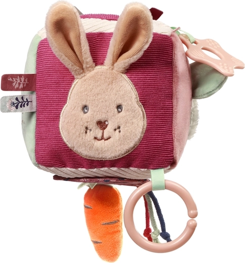Sensorische actieve kubus voor baby's Rabbit Karo 0m+