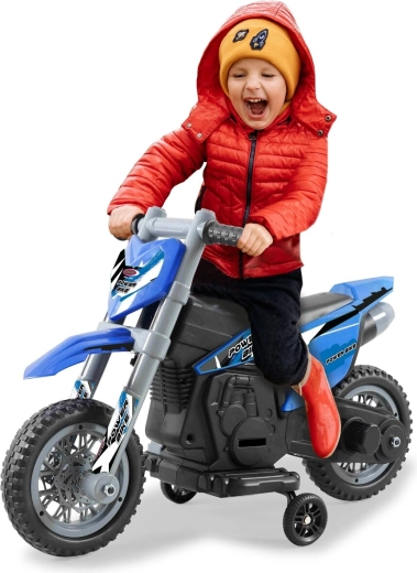 Elektrische kindermotor Power Bike blauw 6 V