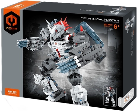 Mechanical Master bouwset gevechtsrobot grijs (965 onderdelen)