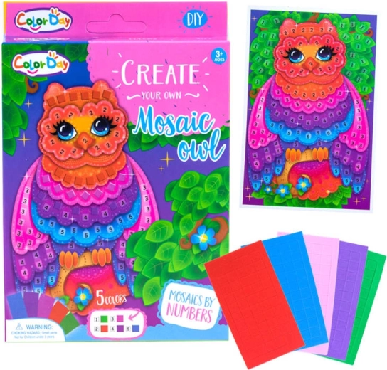Creatieve foam mozaïek – zelfklevende knutselset – Mozaïek
