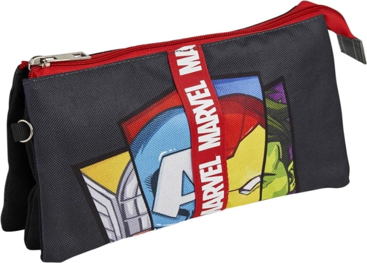 Marvel Avengers etui met 3 vakken