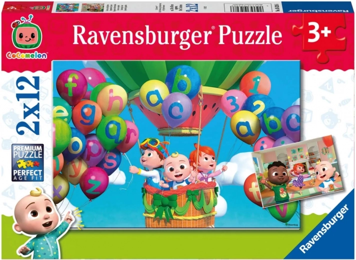 Ravensburger puzzel Cocomelon 2×12 stukjes