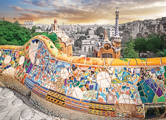 EUROGRAPHICS Puzzel Barcelona - Park Güell 1000 stukjes