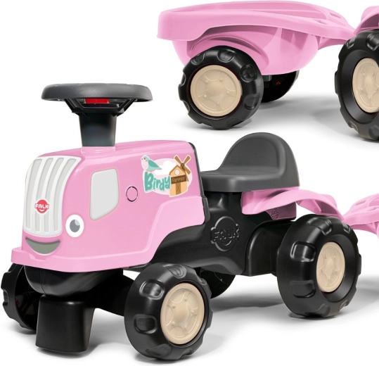 Looptractor met aanhanger FALK Birdy Farm voor kinderen 1–3 jaar